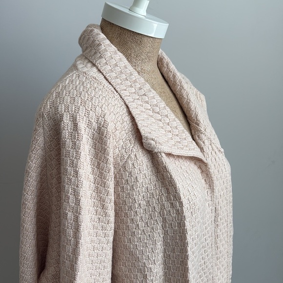 Cozy Co. Tri Color Open Front Cardigan Sweater NEW! - Picture 7 of 8